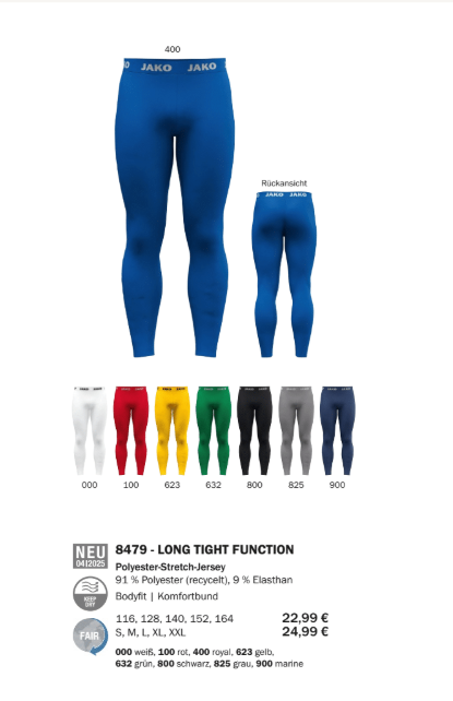 Jako Long Tight Function junior