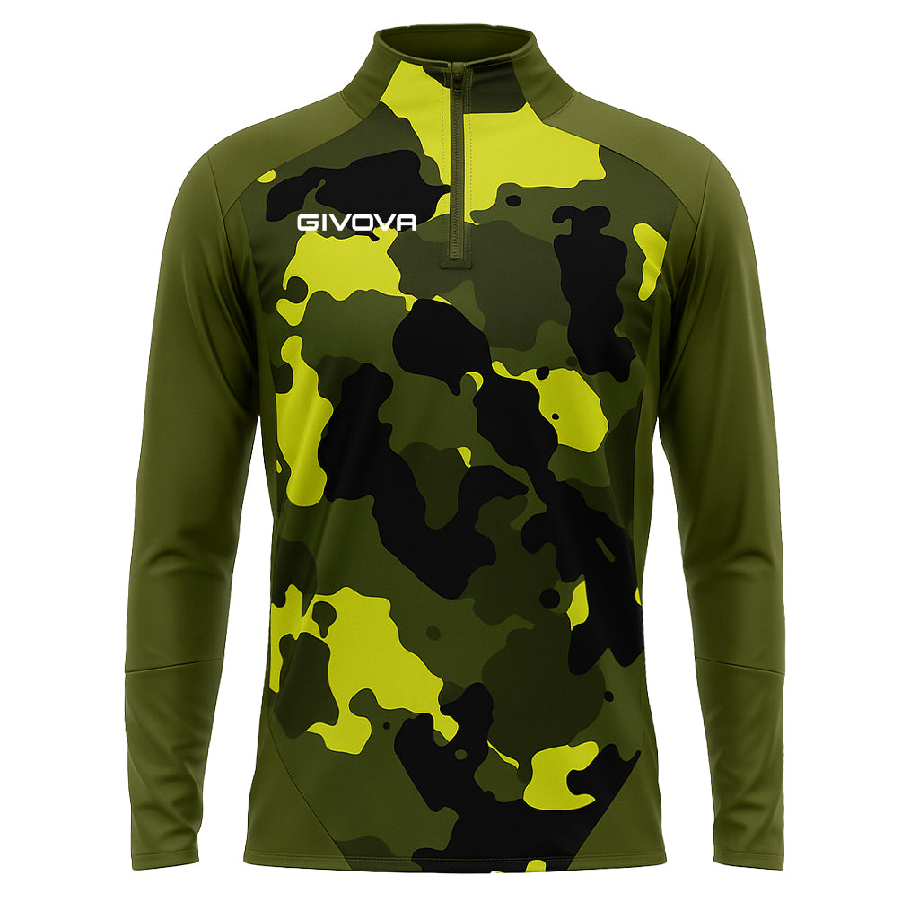 Givova HAL ZIP ARMY TECHNICAL JERSEY