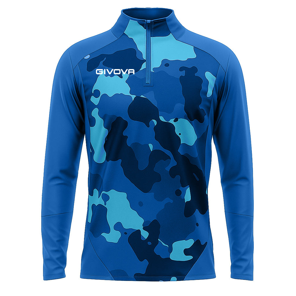 Givova HAL ZIP ARMY TECHNICAL JERSEY