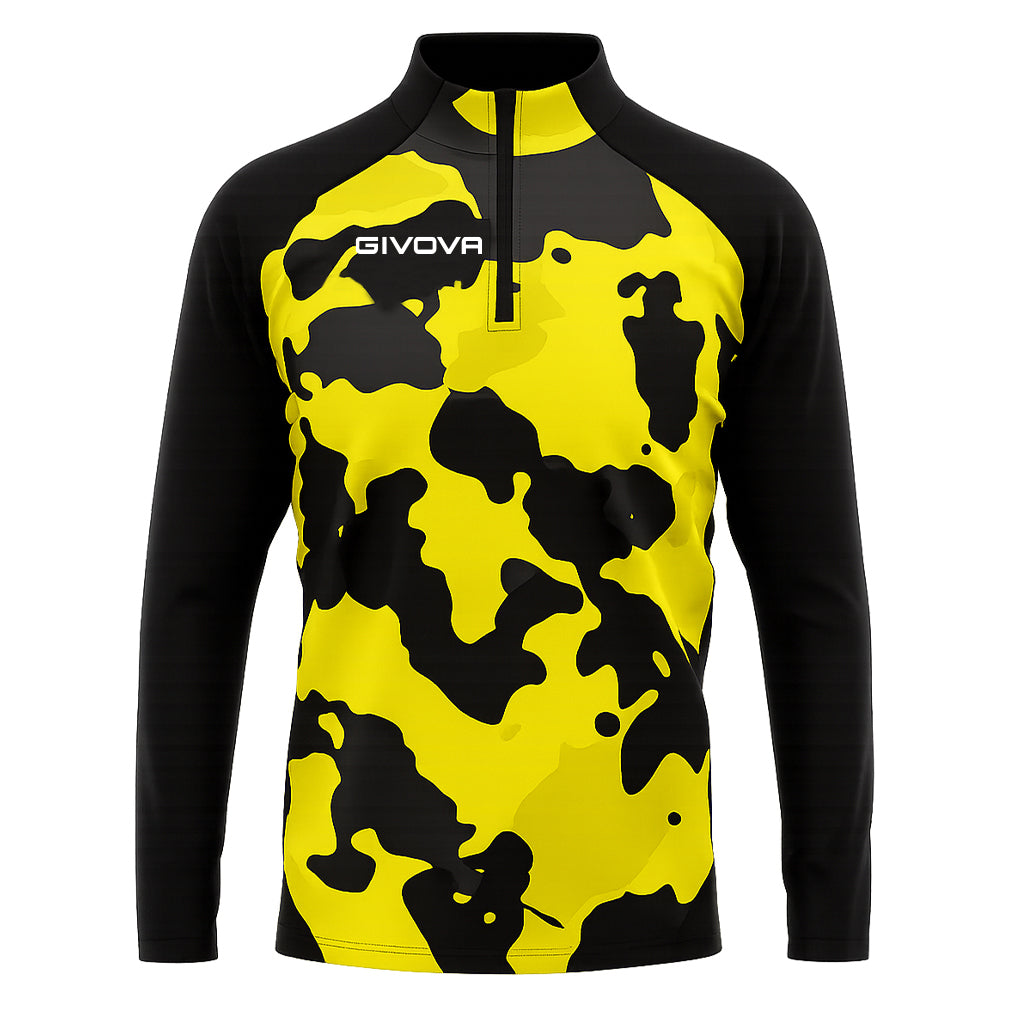 Givova HAL ZIP ARMY TECHNICAL JERSEY