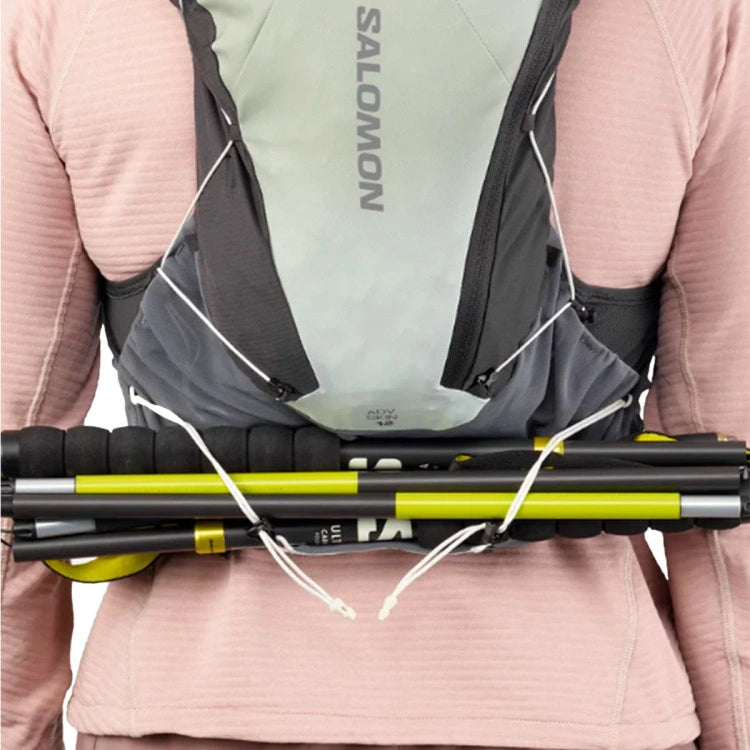 Salomon Running Trail Vest met meegeleverde flessen Adv Skin 12 (12L)