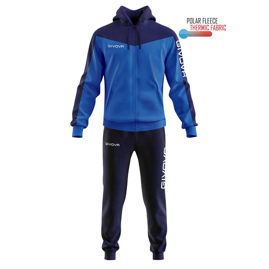 Givova TUTA ROMA CON CAPPUCCIO POLARFLEECE