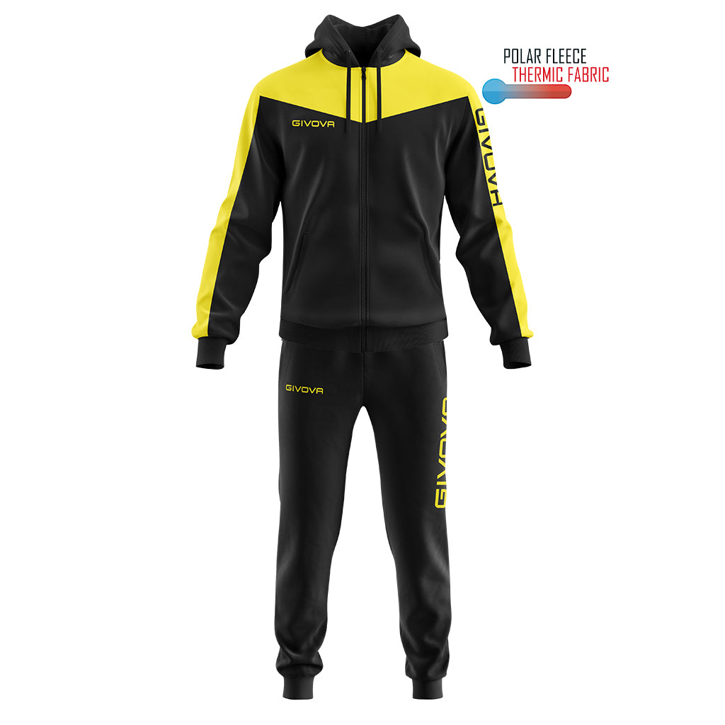 Givova TUTA ROMA CON CAPPUCCIO POLARFLEECE